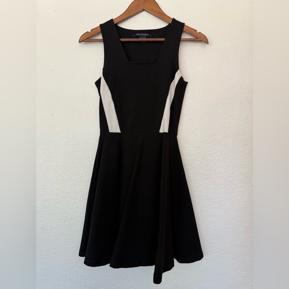 Elegant Black and White Sleeveless Dress - Picture 1 of 3